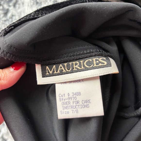 Vintage 90s Black Velvet Goth Witchy Maxi Dress - Picture 12 of 12